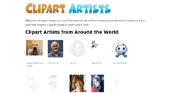 Desktop Screenshot of clipartartists.com
